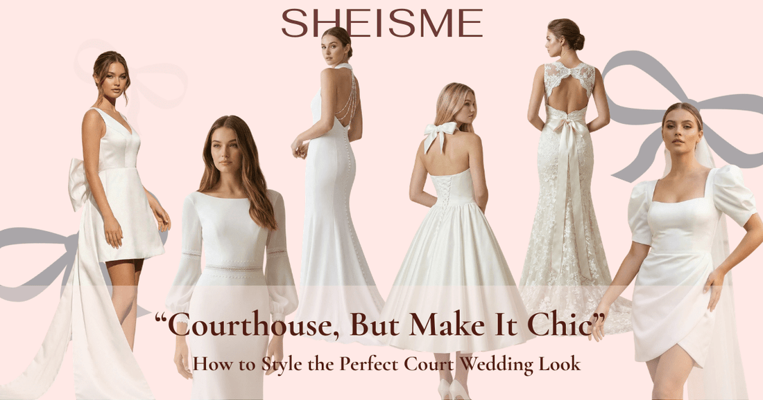 “Courthouse, But Make It Chic” — How to Style the Perfect Court Wedding Look - SHE IS ME