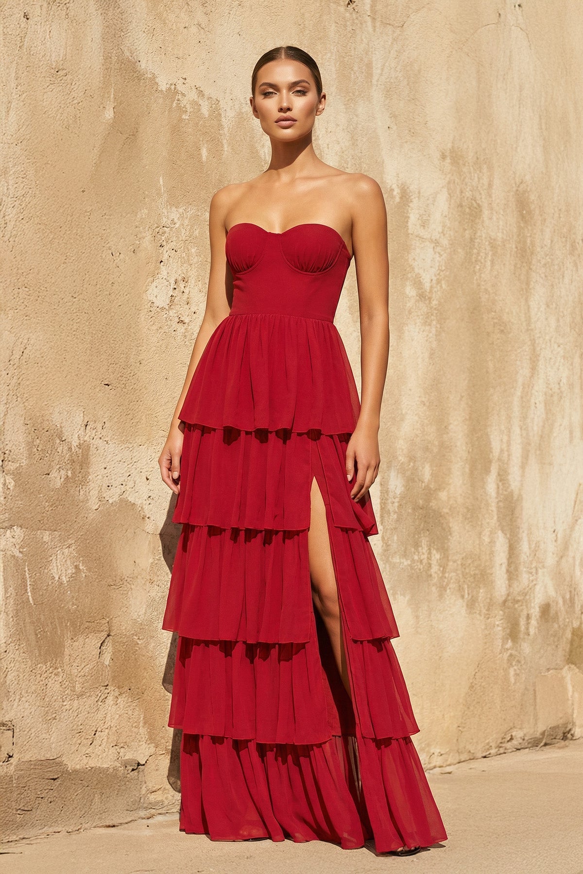 RED PROM DRESSES - SHE IS ME