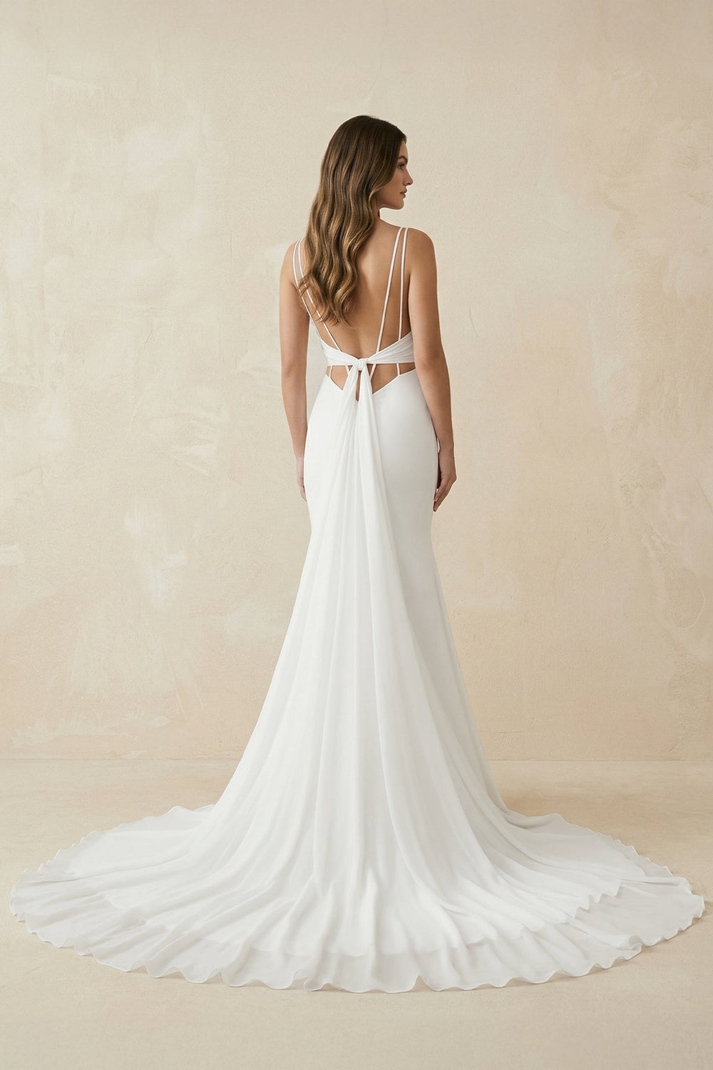 Mermaid Satin Sweetheart Wedding Dress in White - SHE IS ME Wedding Dresses