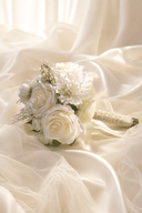White Rose Cascade Hydrangea Wedding Flower Bouquets - SHE IS ME Accessories